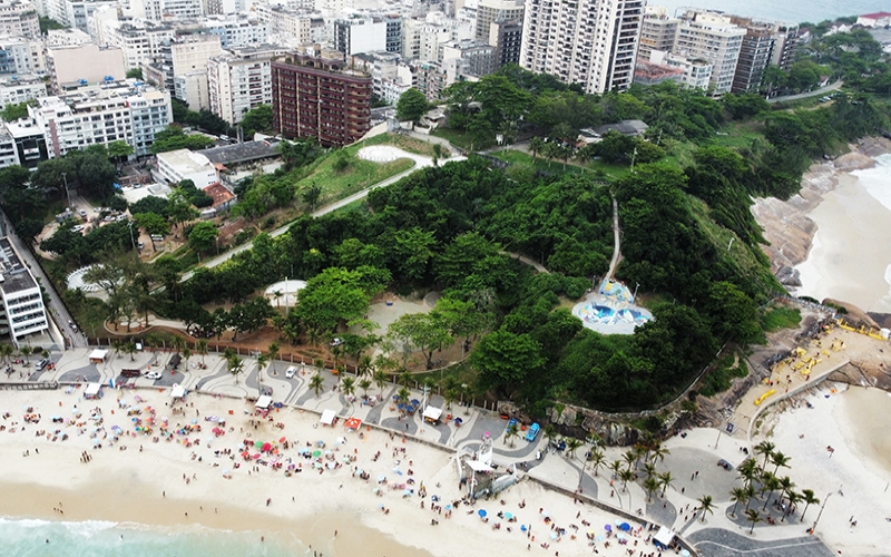 Parque Garota de Ipanema ganha reforma geral e será monitorado por câmeras