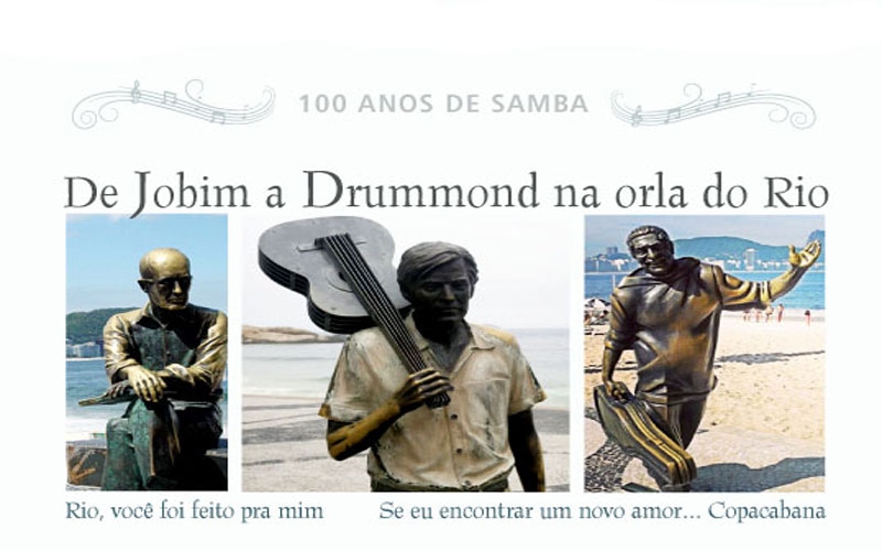 Aula passeio de Jobim a Drummond na Orla