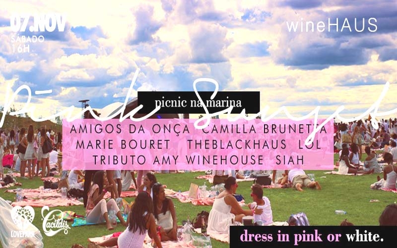 Picnic Pink Sunset na Marina terá Amigos da Onça e tributo a Amy Winehouse