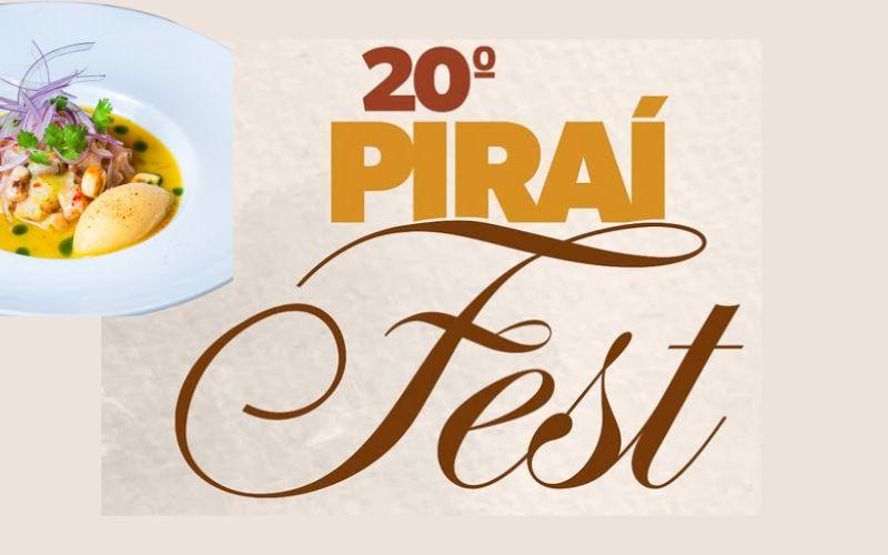 Piraí Fest comemora 20 anos com cultura, arte, gastronomia e grandes nomes da MPB