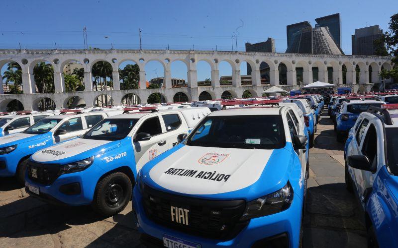 PM do Rio recebe 214 novas viaturas semiblindadas e reforço no efetivo até 2026