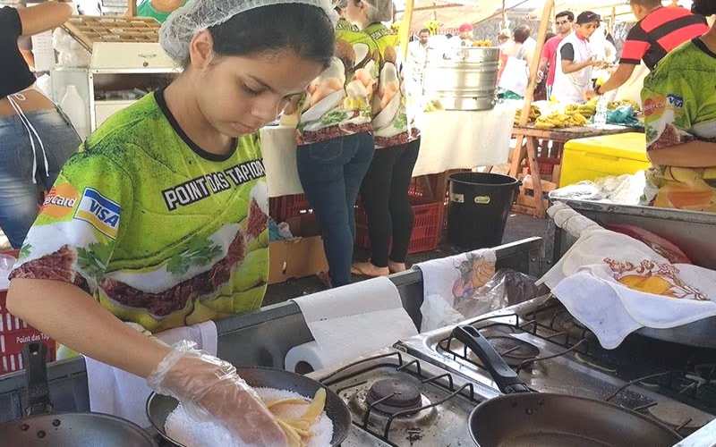 Point das Tapiocas na Feira da Glória