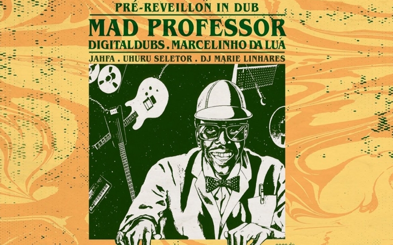 Pré Réveillon com Mad Professor: reggae na Casa da Glória