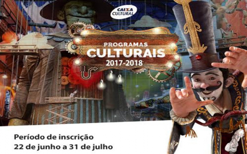 PATROCÍNIO CULTURAL CAIXA - Inscrições abertas