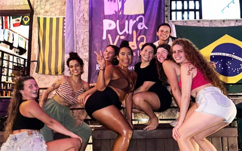 Hostel Pura Vida: aulas de dança gratuitas em Copacabana