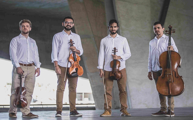 Centro Cultural Justiça Federal apresenta Quarteto Atlântico