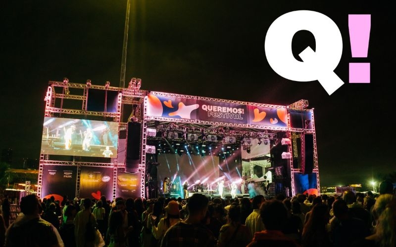 Festival Queremos vai ter 9 atrações e espaço gastronômico, na Marina da Glória