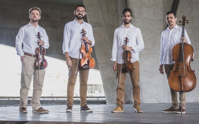Quarteto Atlântico: Villa-Lobos, Santoro e Dvořák no Acaso Cultural