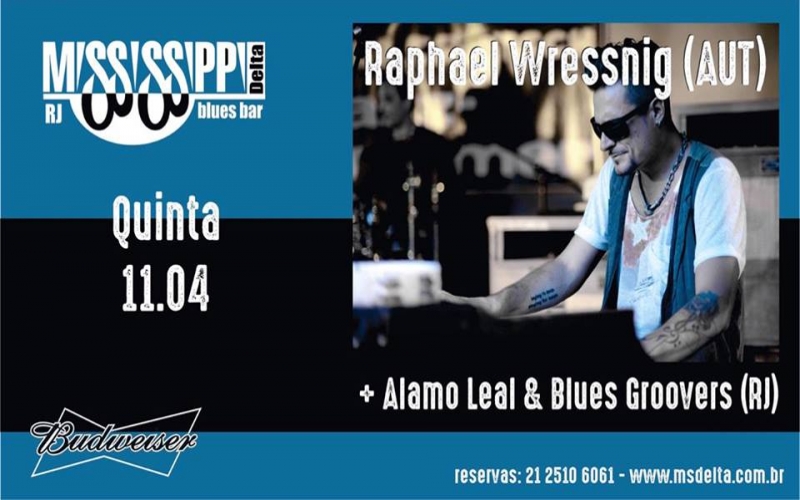 Raphael Wressnig e Álamo Leal no Mississippi Blues