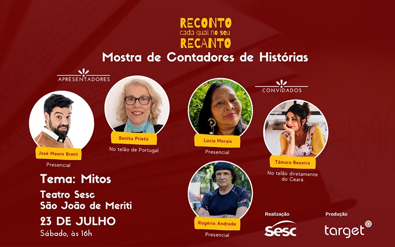 RECONTO - CADA QUAL NO SEU RECANTO  Mini maratona de contadores de histórias