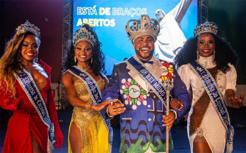 Inscrições para Rei Momo, Rainha e Princesas do Carnaval 2023 terminam nesta sexta-feira 04/11