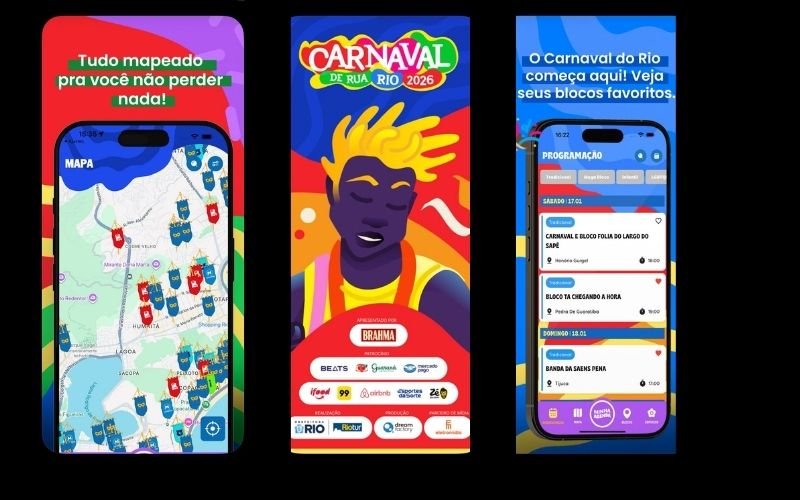 Riotur lança aplicativo Blocos do Rio 2026 com agenda completa do Carnaval de Rua