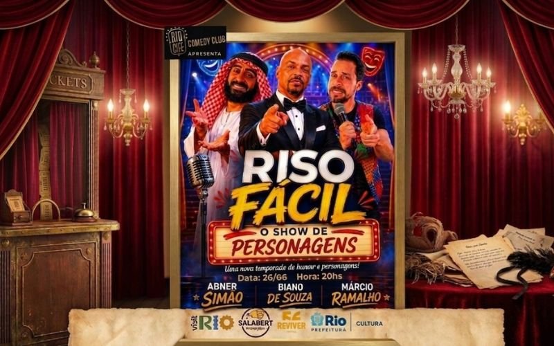 Rio Café Comedy Club: espetáculo de personagens com entrada grátis