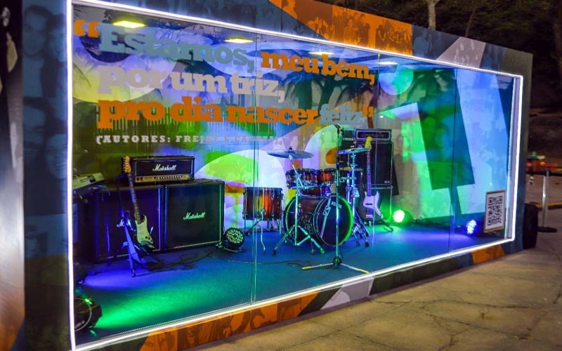 Rock Brasil - 40 anos terá estúdio de vidro no Arpoador