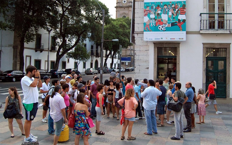 Aula passeio a pé no Centro do Rio