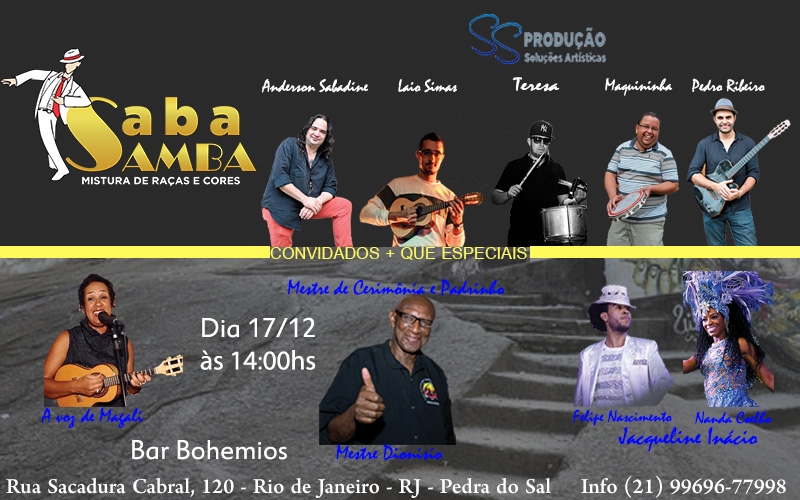 Feijoada e roda de samba na Gamboa com Sabasamba