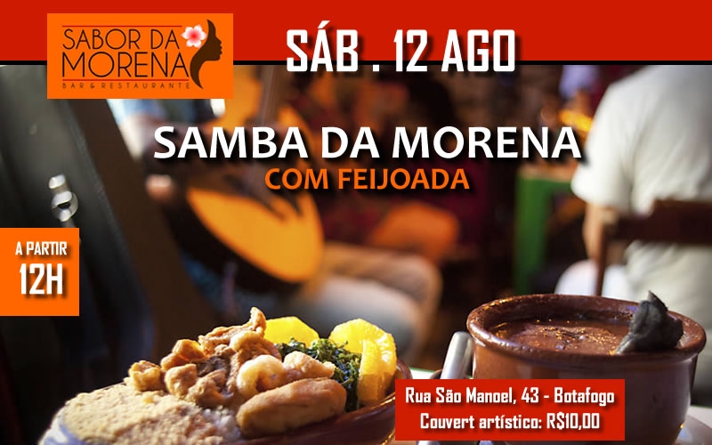 Samba da Morena com feijoada