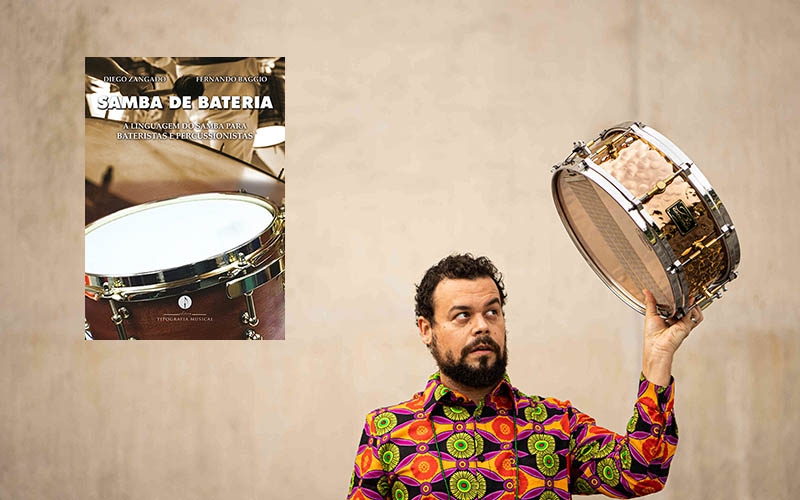 Lançamento do livro Samba de bateria: a linguagem do samba para bateristas e percussionistas