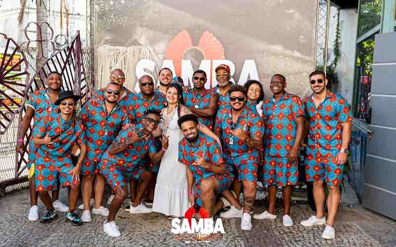 Aniversário de 3 anos do Samba de Caboclo na quadra da Portela