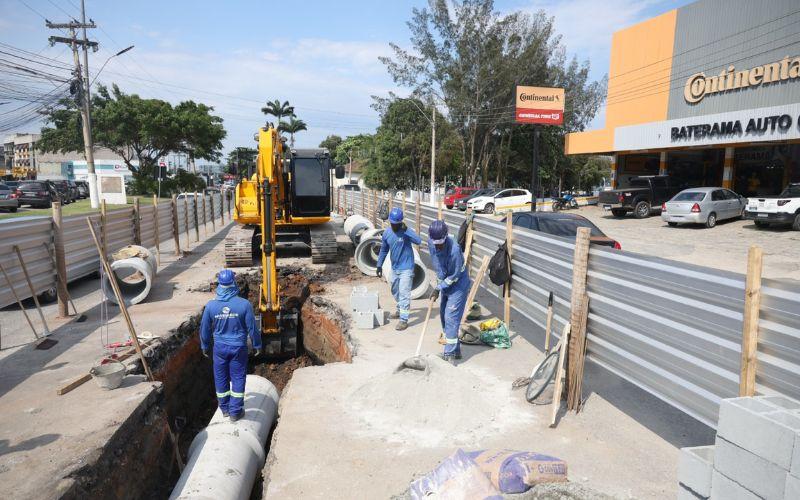 Obras na RJ-106 prometem reduzir alagamentos e melhorar o trânsito em Araruama