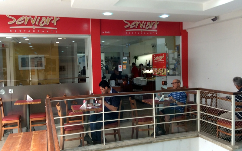 Serviart: comida caseira no Largo do Machado