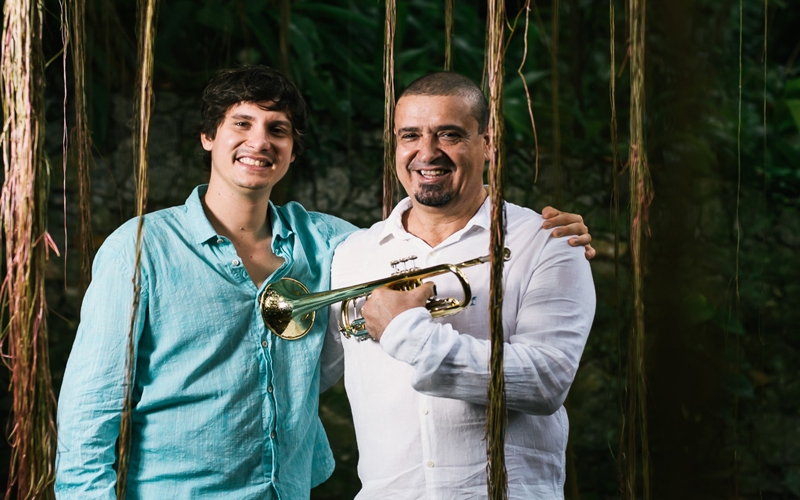 Silvério Pontes e Antonio Guerra na Sala Cecília Meireles