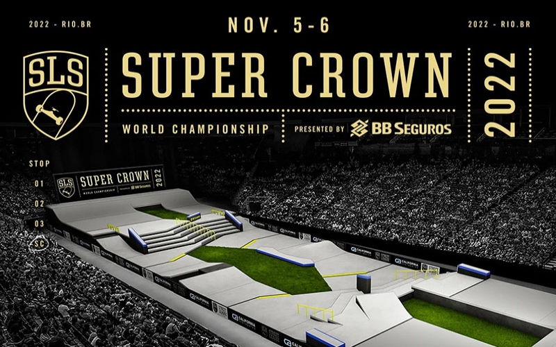 Brasil recebe Super Crown da SLS pela terceira vez consecutiva, skate