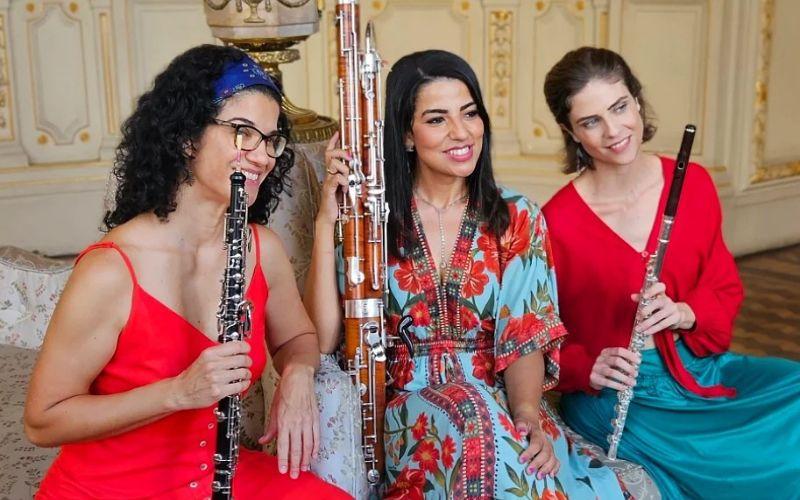 Trio Capitu em dois concertos no fim de semana