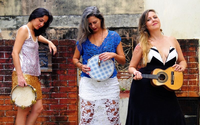 Roberta Nistra, Clarice Magalhães e Elisa Addor