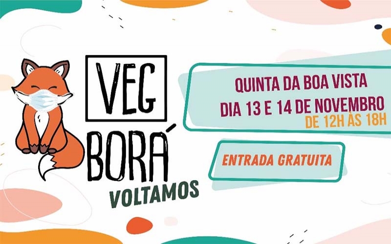 Feira Vegana Veg Borá na Quinta da Boa Vista