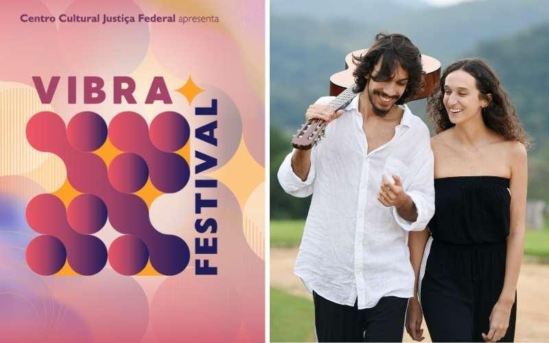 Duo Dois a Dois se apresenta no CCJF na programação do VIBRA Festival