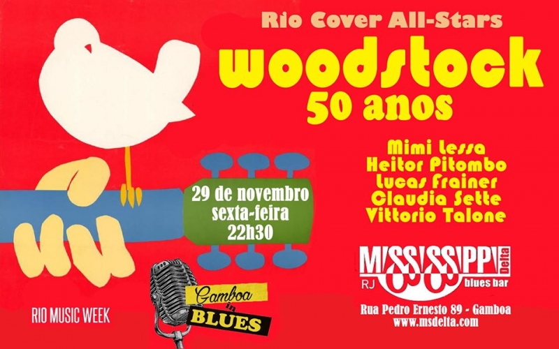 Rio Cover All-Stars em Tributo ao Woodstock